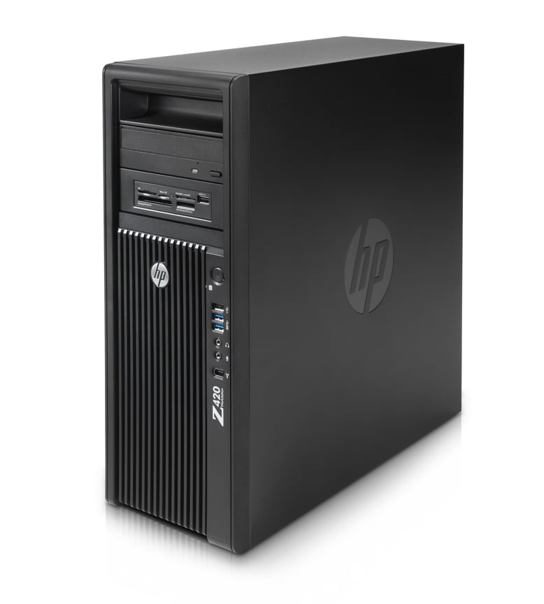 HP Z420 Workstation | E5-1620 | 8 GB RAM | 256 GB SSD | Mini-Tower